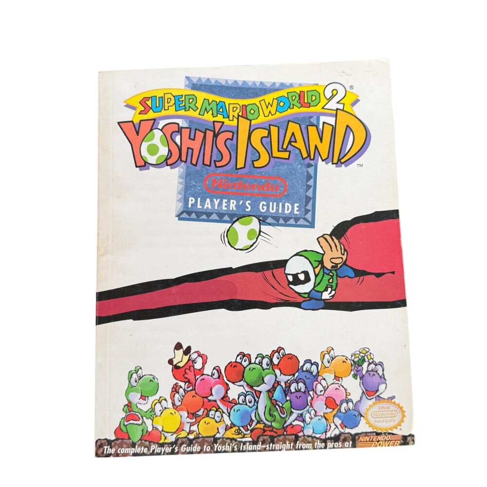 Super Mario World 2 Yoshis Island Nintendo Players Guide 1995 Colorful Pages